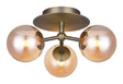 Halo Design ATOM Trio Antique, Messing 3XG9 - Unoliving.com