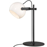 Halo Design D.C bordlampe Ø18, Opalic m, eg-sort - Unoliving.com