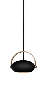 Halo Design D.C pendel Ø18, Sort m/egetræ 250cm cable - Unoliving.com