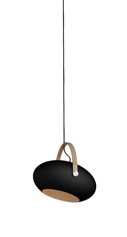 Halo Design D.C pendel Ø18, Sort m/egetræ 250cm cable - Unoliving.com