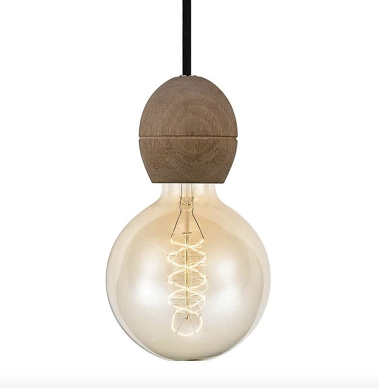 Halo Design LIGHT Cableset E27, Dark Wood - Unoliving.com