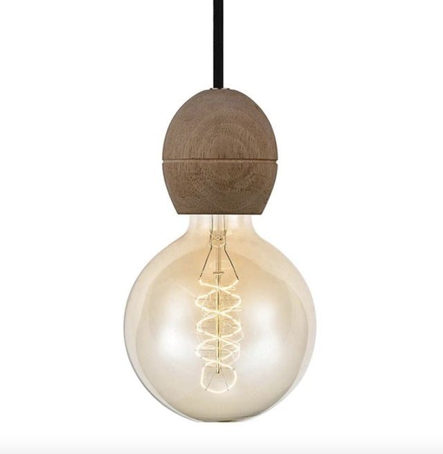 Halo Design LIGHT Cableset E27, Dark Wood - Unoliving.com