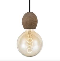 Halo Design LIGHT Cableset E27, Dark Wood - Unoliving.com