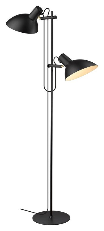 Halo Design METROPOLE Gulvlampe m. 2, Sort - Unoliving.com