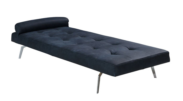 Harvey Daybed - Blå Anilin Læder - Unoliving.com