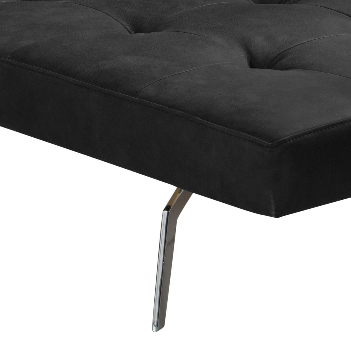 Harvey Daybed - Sort Anilin Læder - Unoliving.com