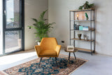 homii Bon Loungestol, Guld Velour - Unoliving.com