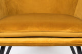 homii Bon Loungestol, Guld Velour - Unoliving.com