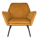 homii Bon Loungestol, Guld Velour - Unoliving.com