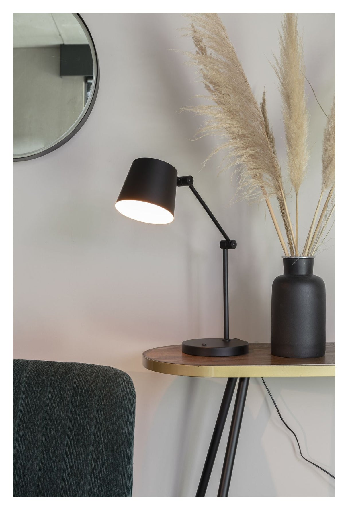 homii Hajo Bordlampe, Sort - Unoliving.com