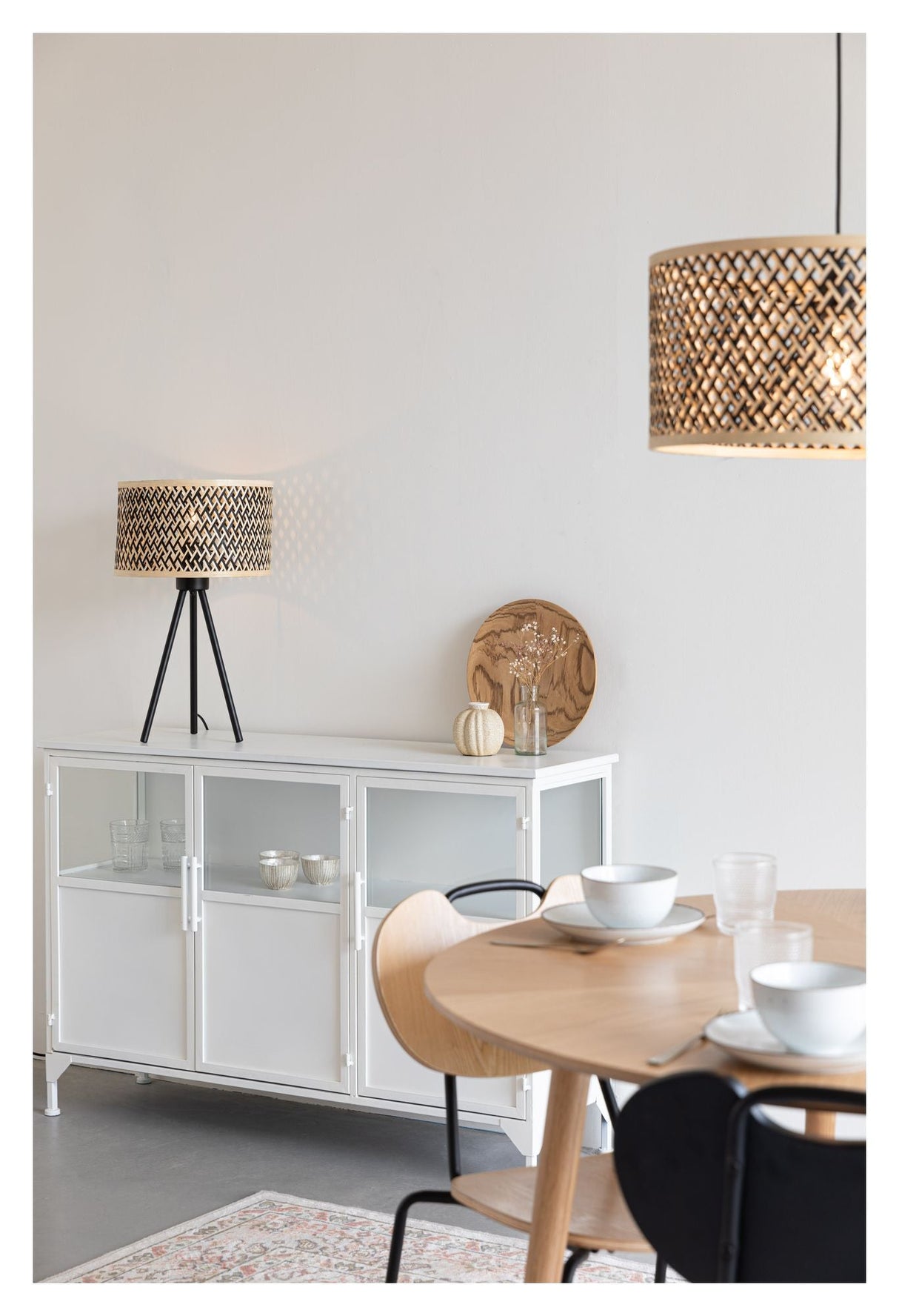 homii Isla Bordlampe, Bambus - Unoliving.com