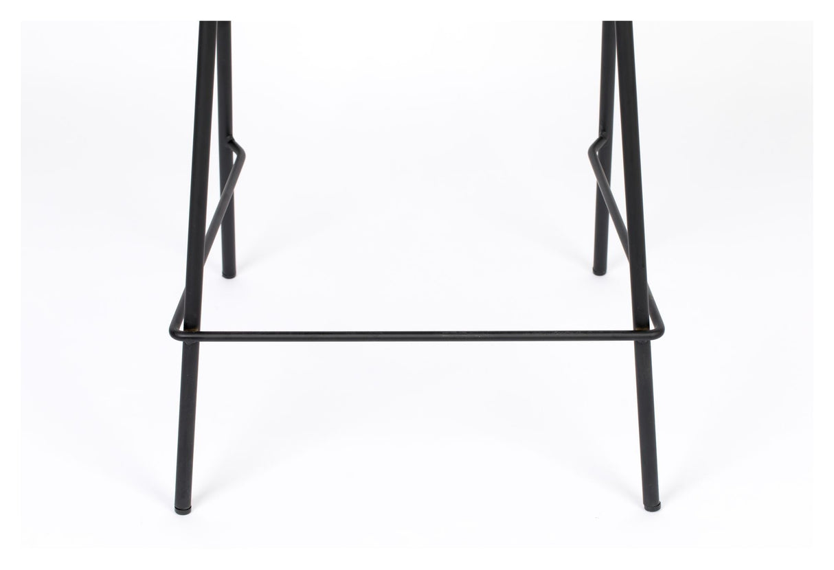 homii Jolien Barstol SH: 65cm, Sort/Grå - Unoliving.com