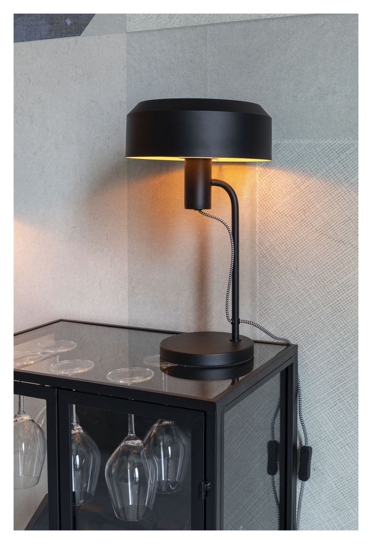 homii Landon Bordlampe, Sort - Unoliving.com