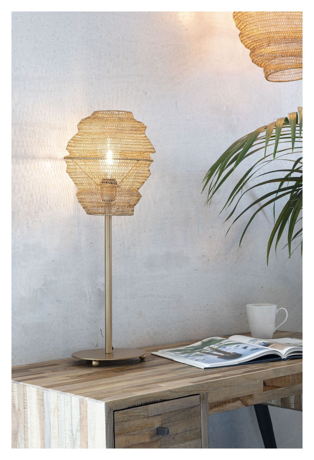 homii Lena Bordlampe, Messing - Unoliving.com