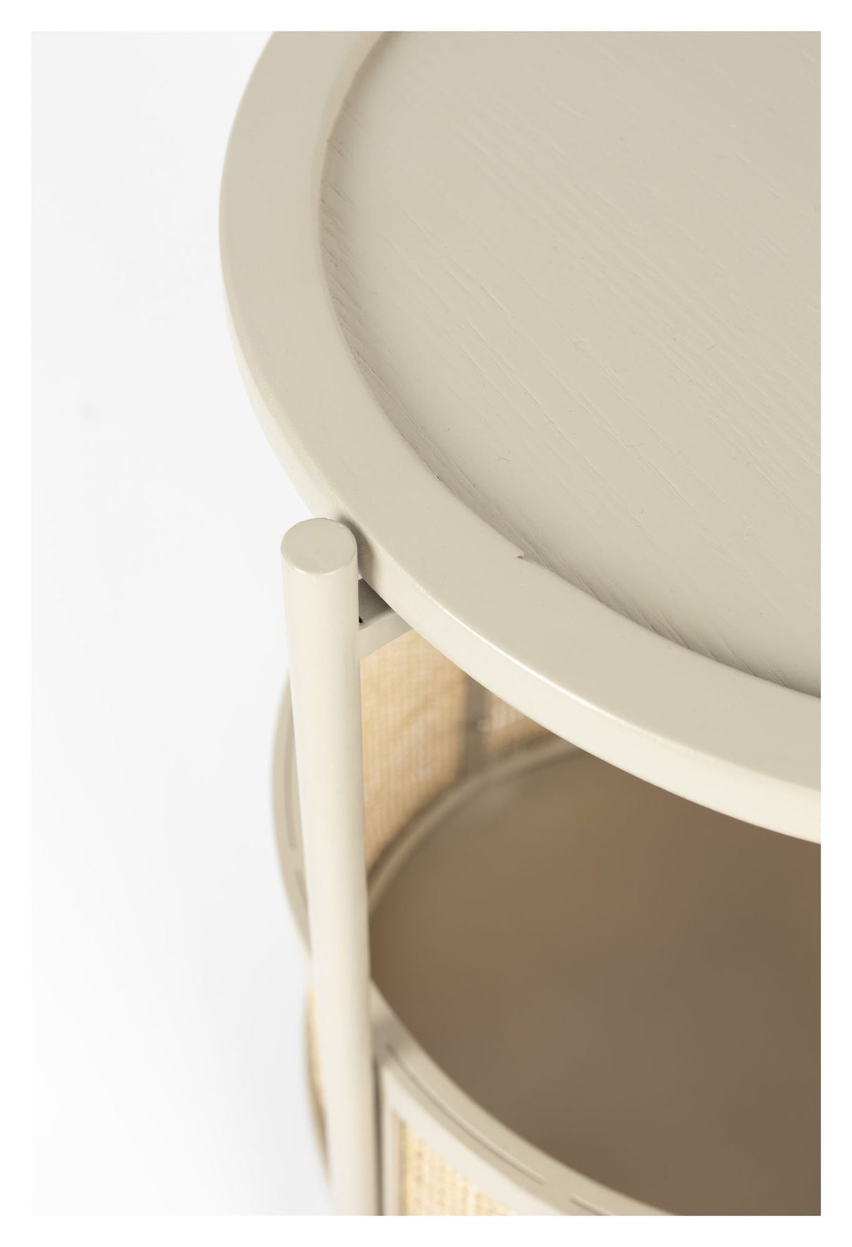 homii Makato Sidebord Ø30, Natur/Sand - Unoliving.com