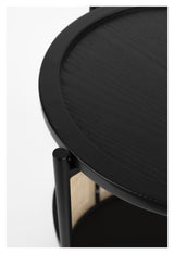 homii Makato Sidebord Ø30, Sort/Natur - Unoliving.com