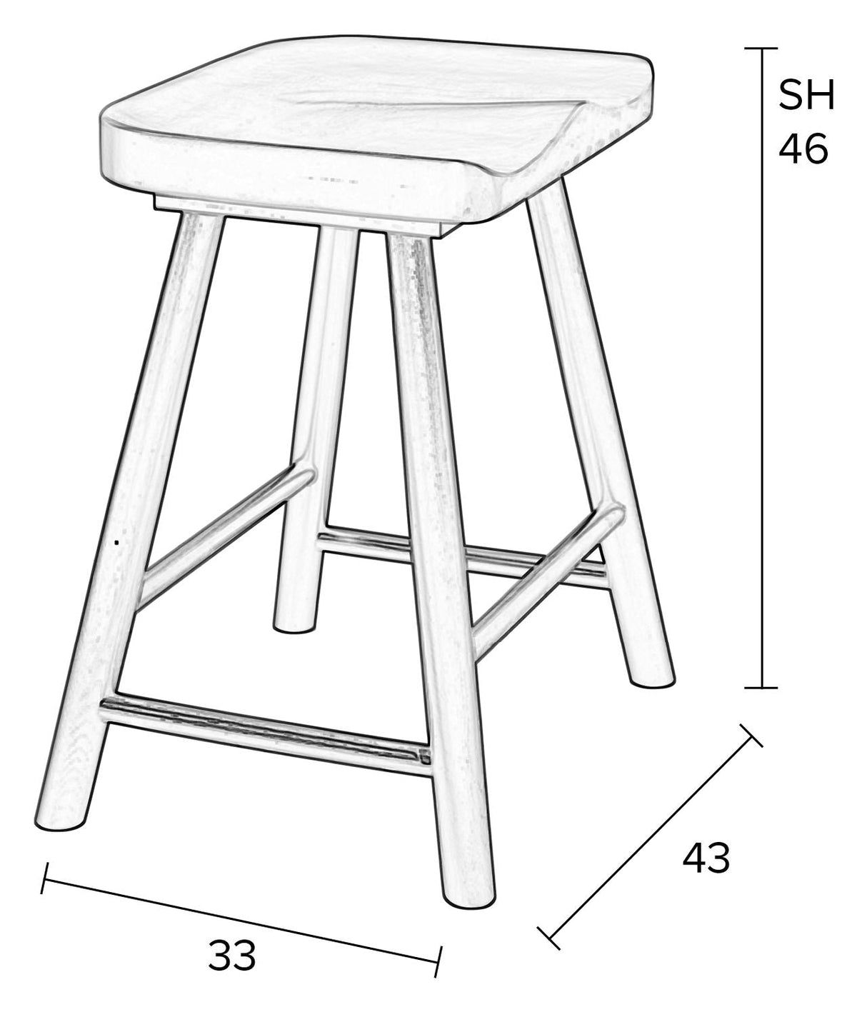 homii Vander Taburet, Sort - Unoliving.com