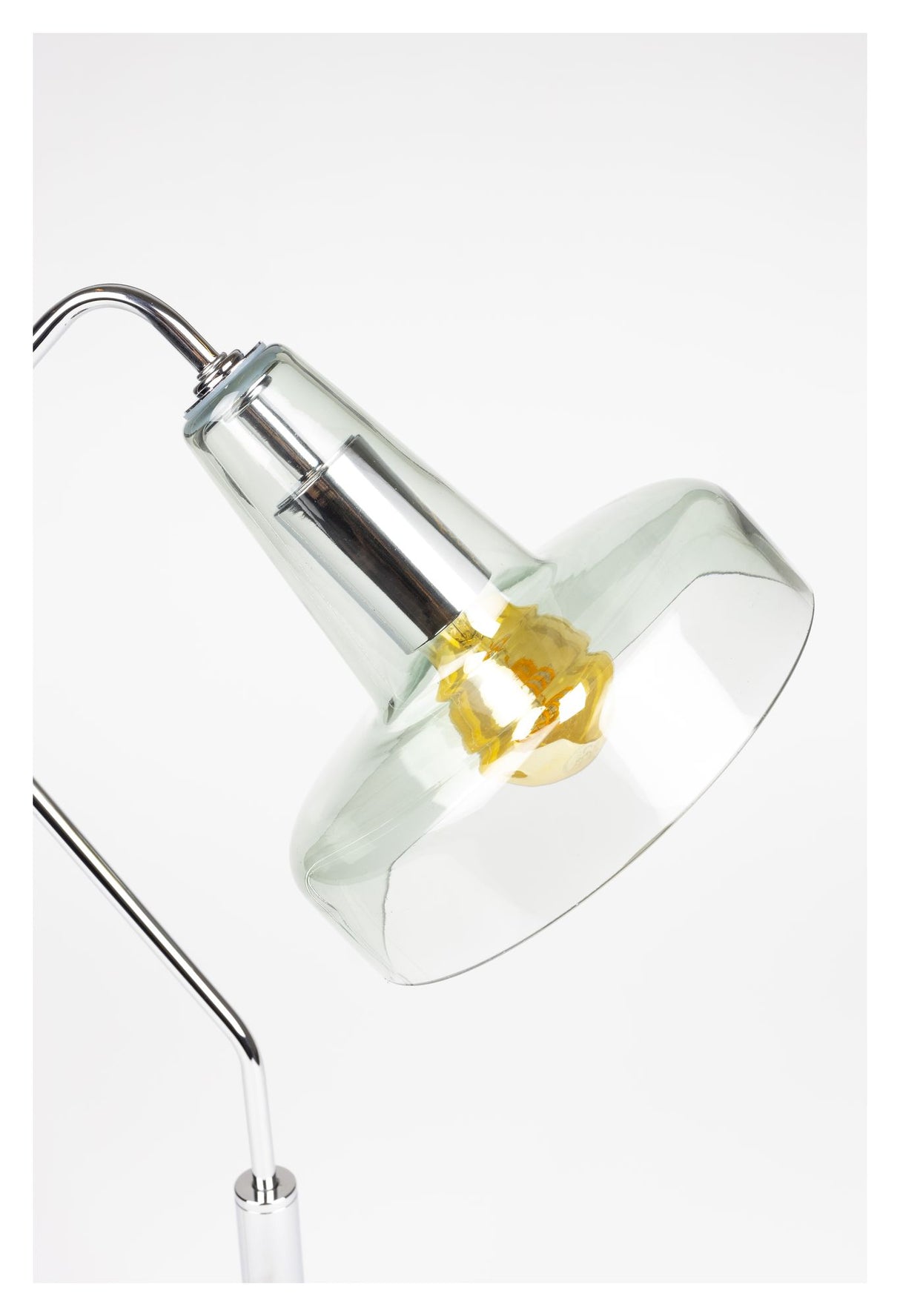 Nixon Bordlampe m. Grøn glasskærm