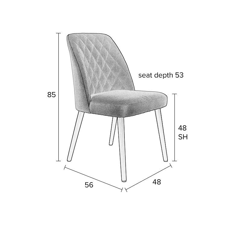 homii Conway Spisebordsstol - Beige