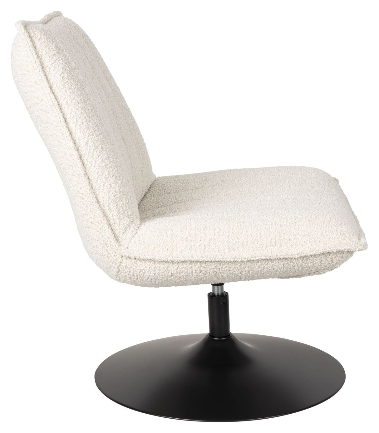 Jax Loungestol, Offwhite Bouclé - Unoliving.com