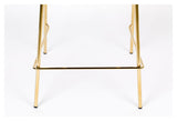 homii Jolien Barstol SH: 65cm, Guld/Lys Grøn - Unoliving.com