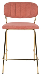 homii Jolien Counterstol, Guld/Pink - Unoliving.com