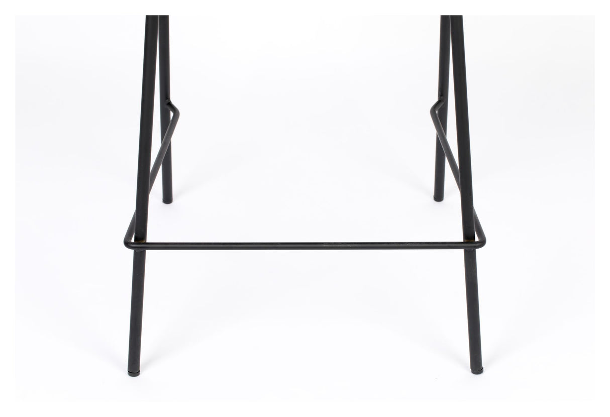 homii Jolien Barstol SH: 65cm, Sort/Grå - Unoliving.com