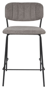 homii Jolien Barstol SH: 65cm, Sort/Grå - Unoliving.com