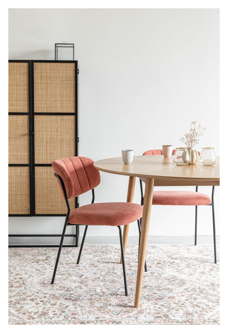 homii Jolien Spisebordsstol, Pink - Unoliving.com