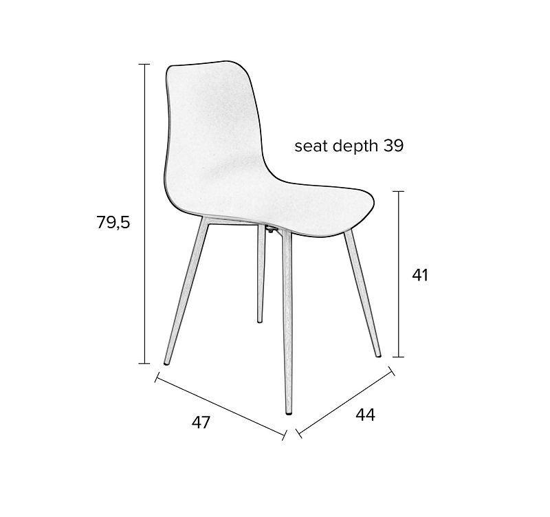 homii Leon Spisebordsstol, Blå - Unoliving.com