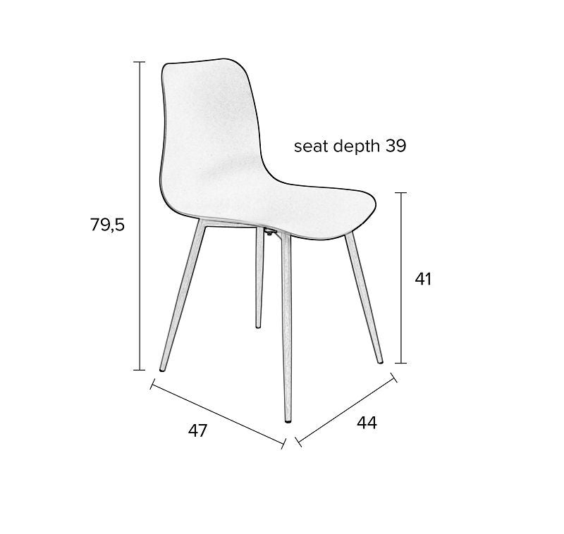 homii Leon Spisebordsstol - Grå - Unoliving.com