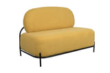 Milano 2-pers Sofa - Gul - Unoliving.com