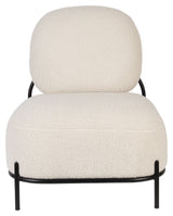 Milano Loungestol, Teddy Ivory - Unoliving.com