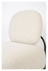 Milano Loungestol, Teddy Ivory - Unoliving.com