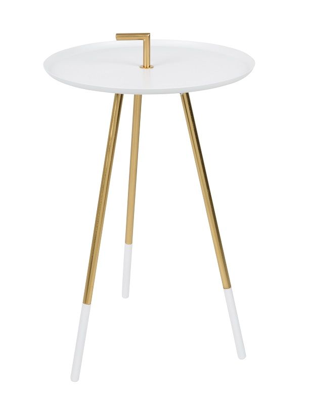 homii Rumbi Sidebord, Hvid, Ø37 - Unoliving.com