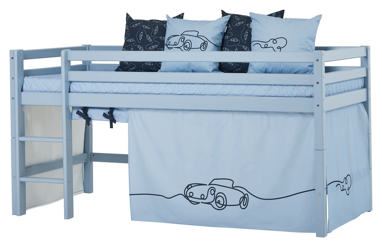 Hoppekids ECO Dream Halvhøj seng 90x200 - Dream Blue - Unoliving.com