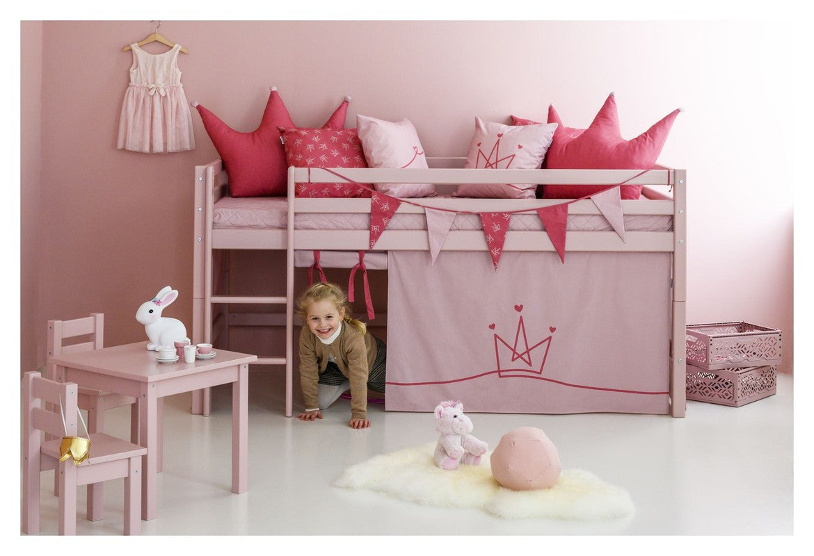 Hoppekids ECO Dream Halvhøj seng 90x200 - Pale Rose - Unoliving.com