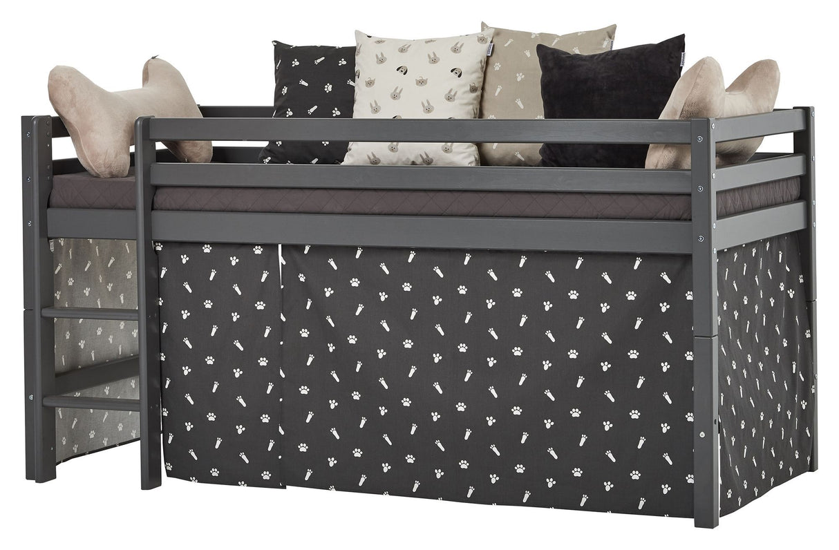 Hoppekids ECO Dream Halvhøj seng 90x200 - Grå - Unoliving.com