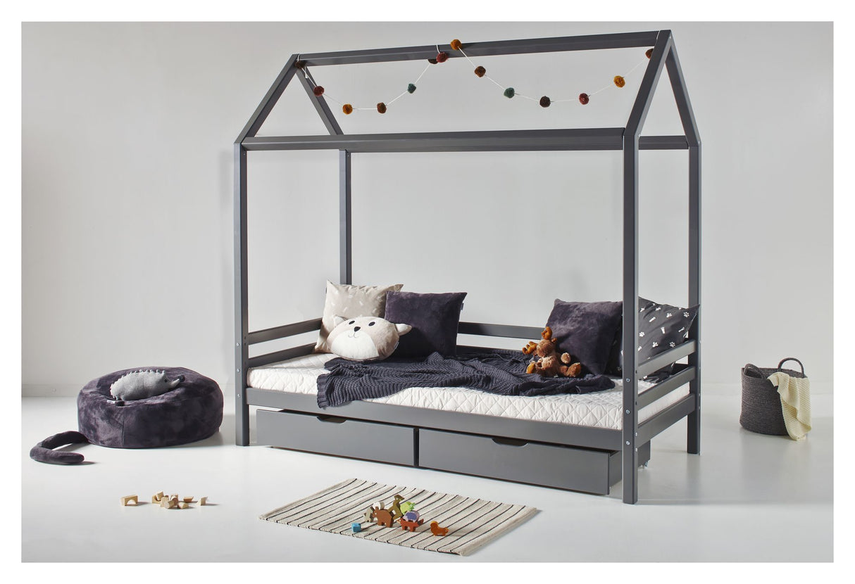 Hoppekids ECO Dream Husseng 90x200 - Smoked Pearl - Unoliving.com