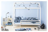 Hoppekids ECO Dream Husseng med trappe 90x200 - Hvid - Unoliving.com