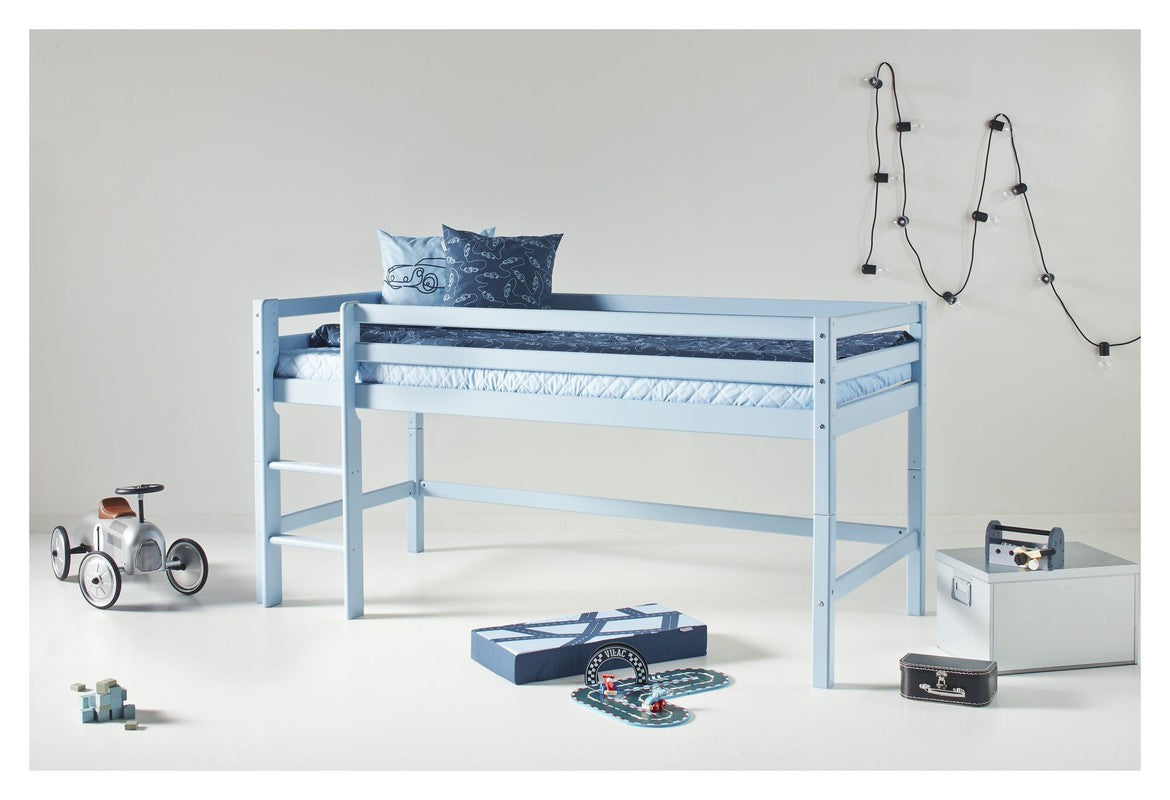 Hoppekids ECO Dream My Color Halvhøj Seng 90x200 - Dream Blue - Unoliving.com