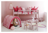 Hoppekids ECO Dream My Color Halvhøj Seng 90x200 - Pale Rose - Unoliving.com