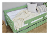 Hoppekids ECO Comfort Juniorseng 70x160 - Pale Green - Unoliving.com