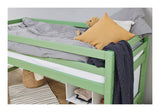 Hoppekids ECO Dream My Color Halvhøj Seng 90x200 - Pale Green - Unoliving.com