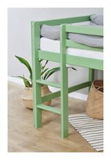 Hoppekids ECO Dream My Color Halvhøj Seng 90x200 - Pale Green - Unoliving.com