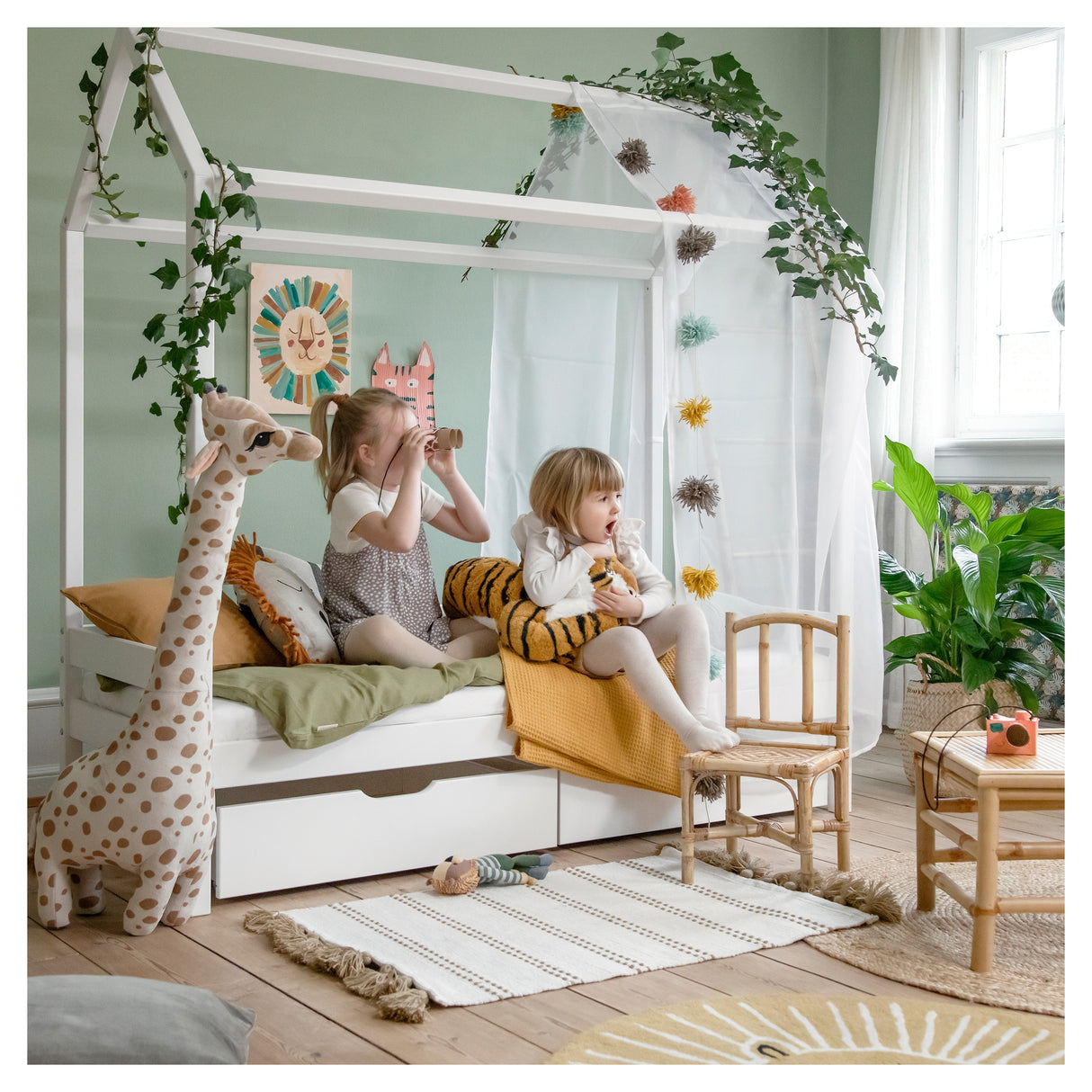 Hoppekids ECO Comfort Husseng 160x70 - Hvid - Unoliving.com