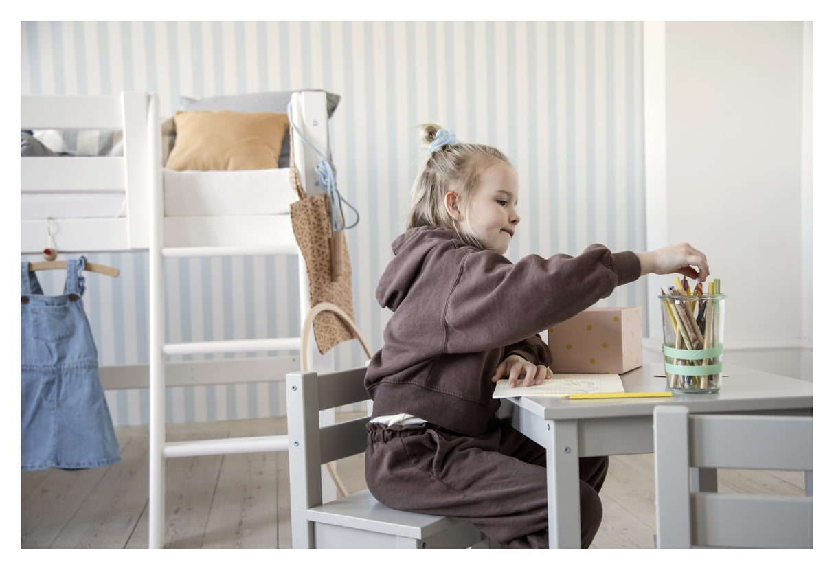 Hoppekids MADS Børnebord, Dove Grey - Unoliving.com