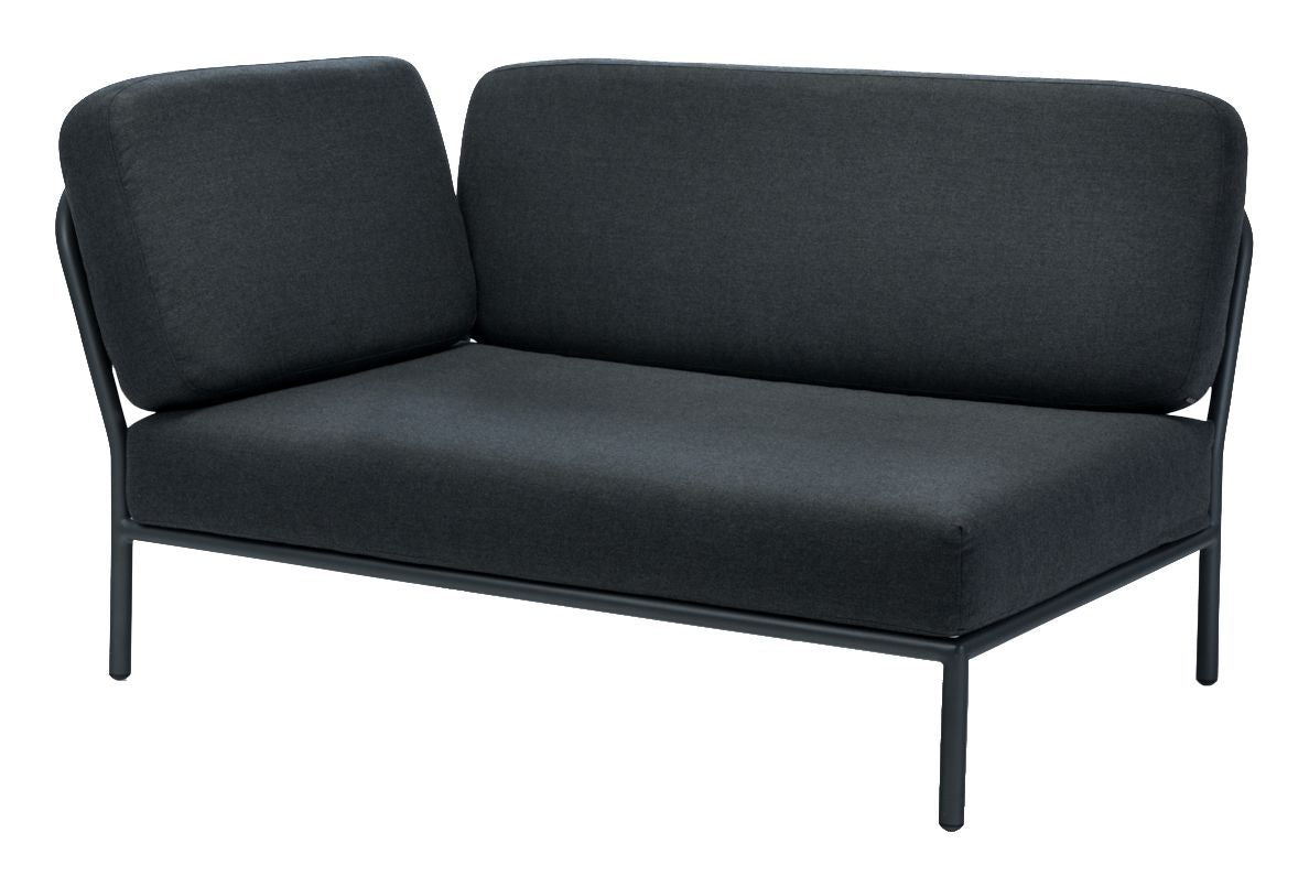 HOUE, LEVEL Loungesofa, venstre, Sooty Grey Sunbrella - Unoliving.com