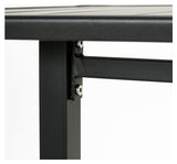 Helo Havebord, 90x200, Sort - Unoliving.com