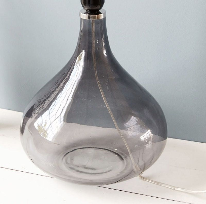 House Doctor MED Bordlampe i grå glas - Unoliving.com